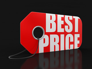 Poster - Label with Best Price (clipping path included)