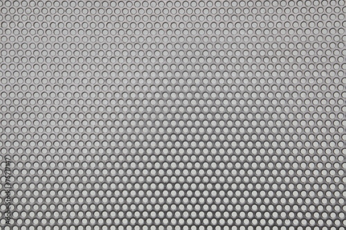 Fotografia, Obraz Metal surface with holes, industrial background