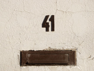 House Number Fourteen sign, 41