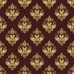 Sticker - Floral Seamless  Pattern. Orient Abstract Background