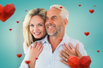 Aufkleber - Composite image of valentines couple