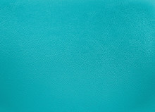 Turquoise Colored Leather Texture Background
