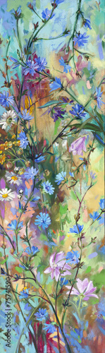 Nowoczesny obraz na płótnie spring flowers
