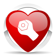 Poster - tools valentine icon service sign