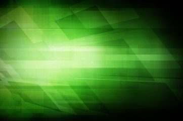 Poster - Abstract dark green technology background.