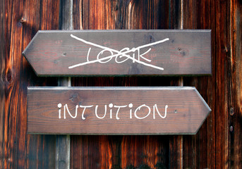 Sticker - Strassenschild 28 - Intuition