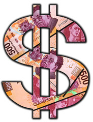 Sticker - Mexican Peso Cash Sign