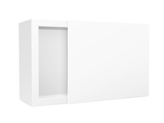 Wall Mural - blank opened cardboard box