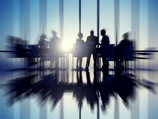 Wall Mural - Business People Meeting Seminar Conference Partnership Concept