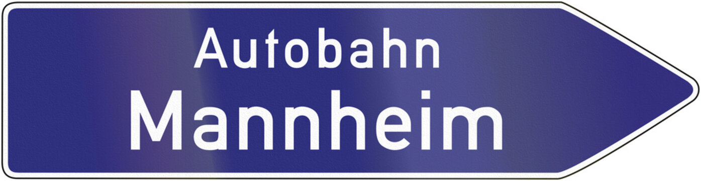Highway Direction Sign 1938