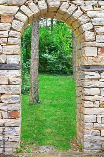 Naklejka na szafę Old Stone Arch