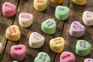 Poster - Colorful Candy Conversation Hearts