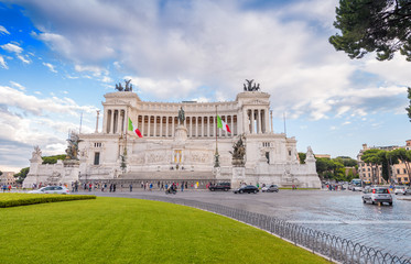 Sticker - Equestrian monument to Victor Emmanuel II near Vittoriano in Rom