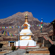 Buddhist Stupa In Muktinath, Nepal