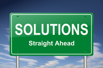 Poster - solutions sign
