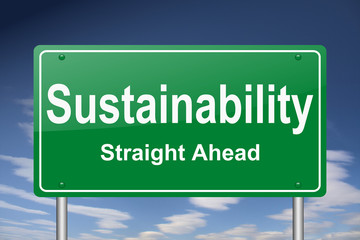 Poster - sustainability sign