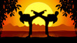 © irontango - Karate Sunset with Twintree