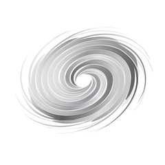 Sticker - Abstract circle swirl image. Concept of hurricane