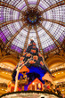 Galeries Lafayette during Christmas