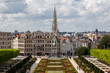 Cityscape of Brussels from Monts des Arts