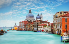 Venice - Grand Canal And Basilica Santa Maria Della Salute