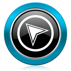 Poster - navigation glossy icon