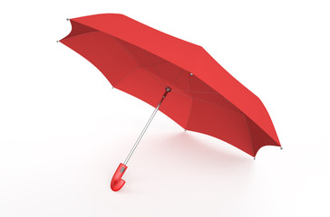 Poster - red umbrella