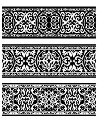 Poster - Vintage ornaments and vignettes