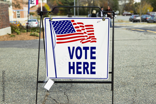 Fotografía Election Polling Place Station
