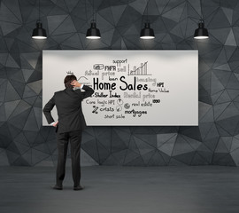 Canvas Print - scheme home sales