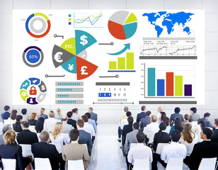 Wall Mural - Financial Business Economy Exchange Accounting Banking Concept