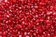 Ripe Pomegranate Close-up