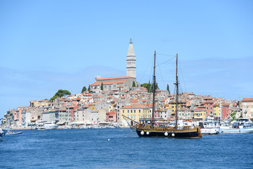 Canvas Print - Hafen von Rovinj, Kroatien