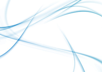 Wall Mural - modern blue lines fusion abstract background