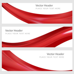 Poster - set abstract vector background