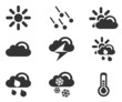 © ayax - black weather icons