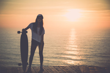 Sticker - Skater Girl