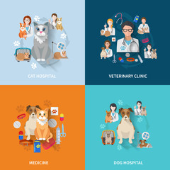 Poster - Veterinary Flat Set