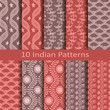© lenazol - Set of ten indian patterns
