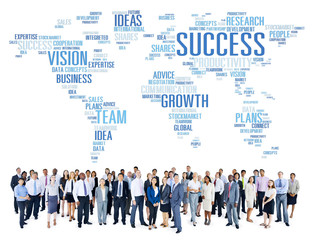 Canvas Print - Global Business People Corporate Community Success Growth