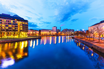 Wall Mural - Evening scenery of Helsinki, Finland