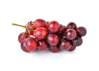 Poster - red grape isolated on white background