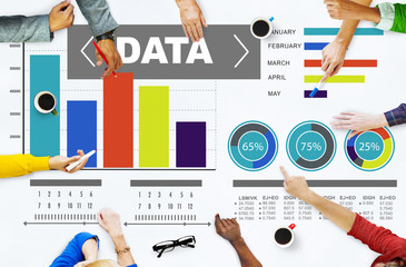 Sticker - Data Analytics Chart Performance Pattern Statistics Concept