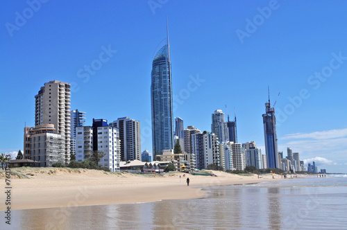 Valokuva Gold Coast City in Queensland, Australia. Beach cityscape.