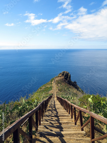 Plakat na zamówienie Treppe zu Aussichtspunkt in Garajau, Madeira