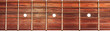 Acoustic guitar fretboard background