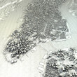 New York mappa cartina vista satellitare disegno