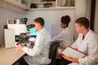 © WavebreakMediaMicro - Science students looking through microscope