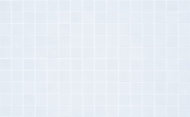 Wall Mural - White ceramic tile with 160 squares in rectangular form