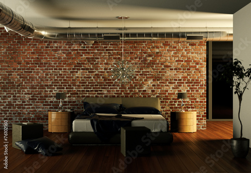 modernes schlafzimmer design, modernes schlafzimmer interieur design - buy this stock photo and, Design ideen